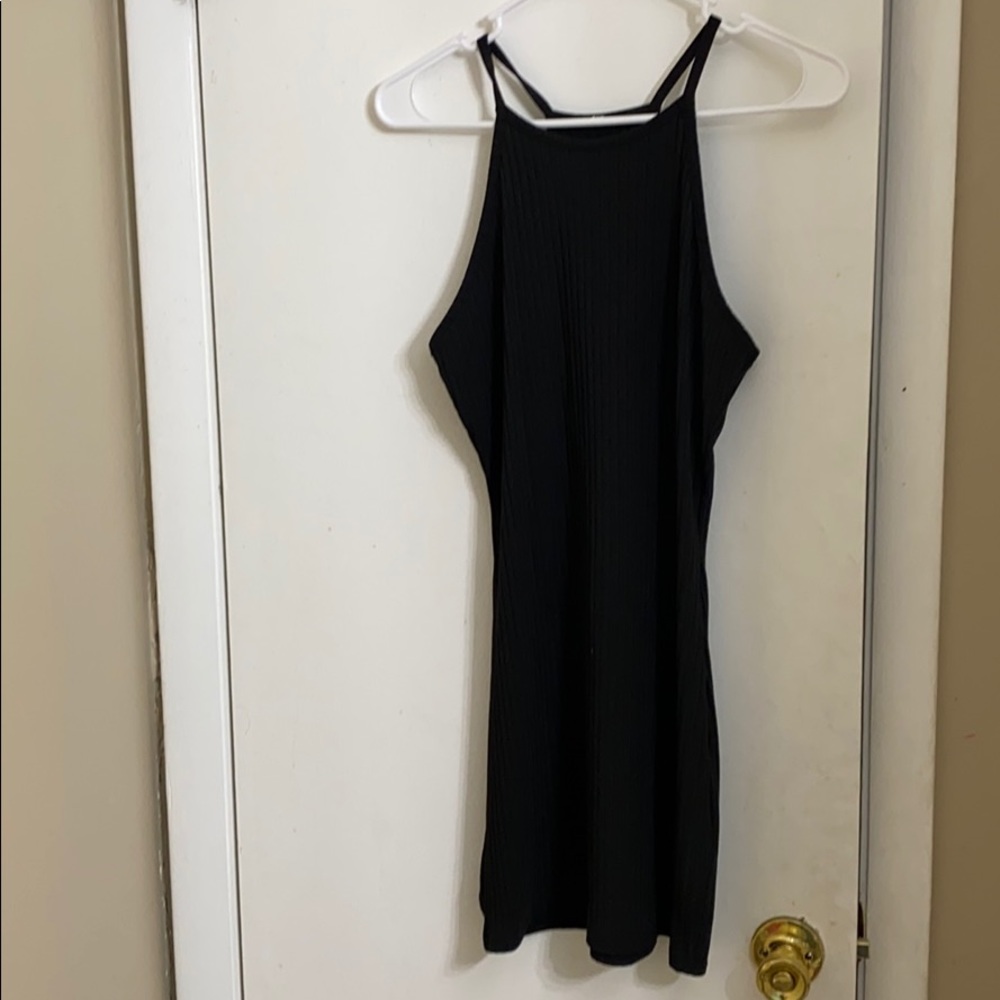 Black short dress